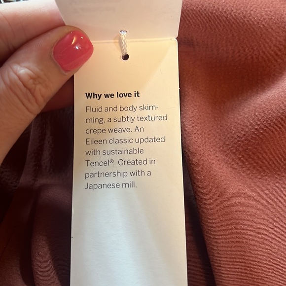 Eileen Fisher ruset wide leg jumpsuit - Picture 7 of 8